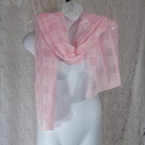 The Pretty Pink Oblong Scarf NWOT
